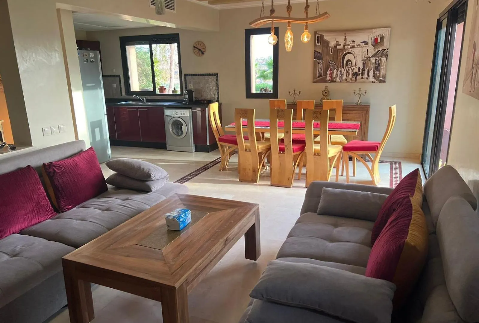 Appartement Elegant Avec Vue Sur Piscine Jardin Verdoyant Et Wifi Ultra Rapide Marrakesh