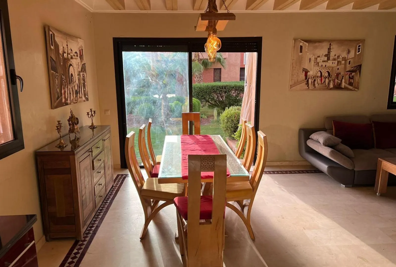 Appartement Elegant Avec Vue Sur Piscine Jardin Verdoyant Et Wifi Ultra Rapide Marrakesh 0*,